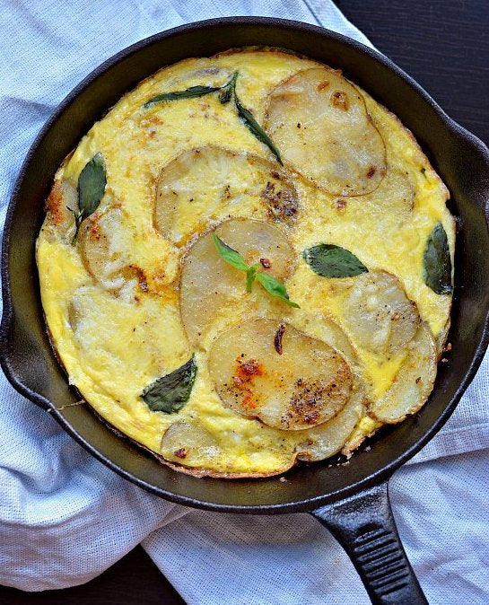 Potato & Basil Frittata Recipe